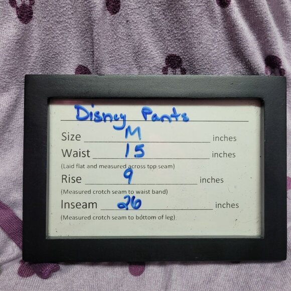 Disney Minnie Mouse Pajama Pants Womens Medium Purple Soft Drawstring Lounge - Picture 6 of 8